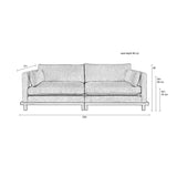 Sofa Blossom, įvairių spalvų 230 cm