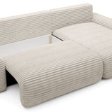 Kampinė sofa-lova Farlos, universali