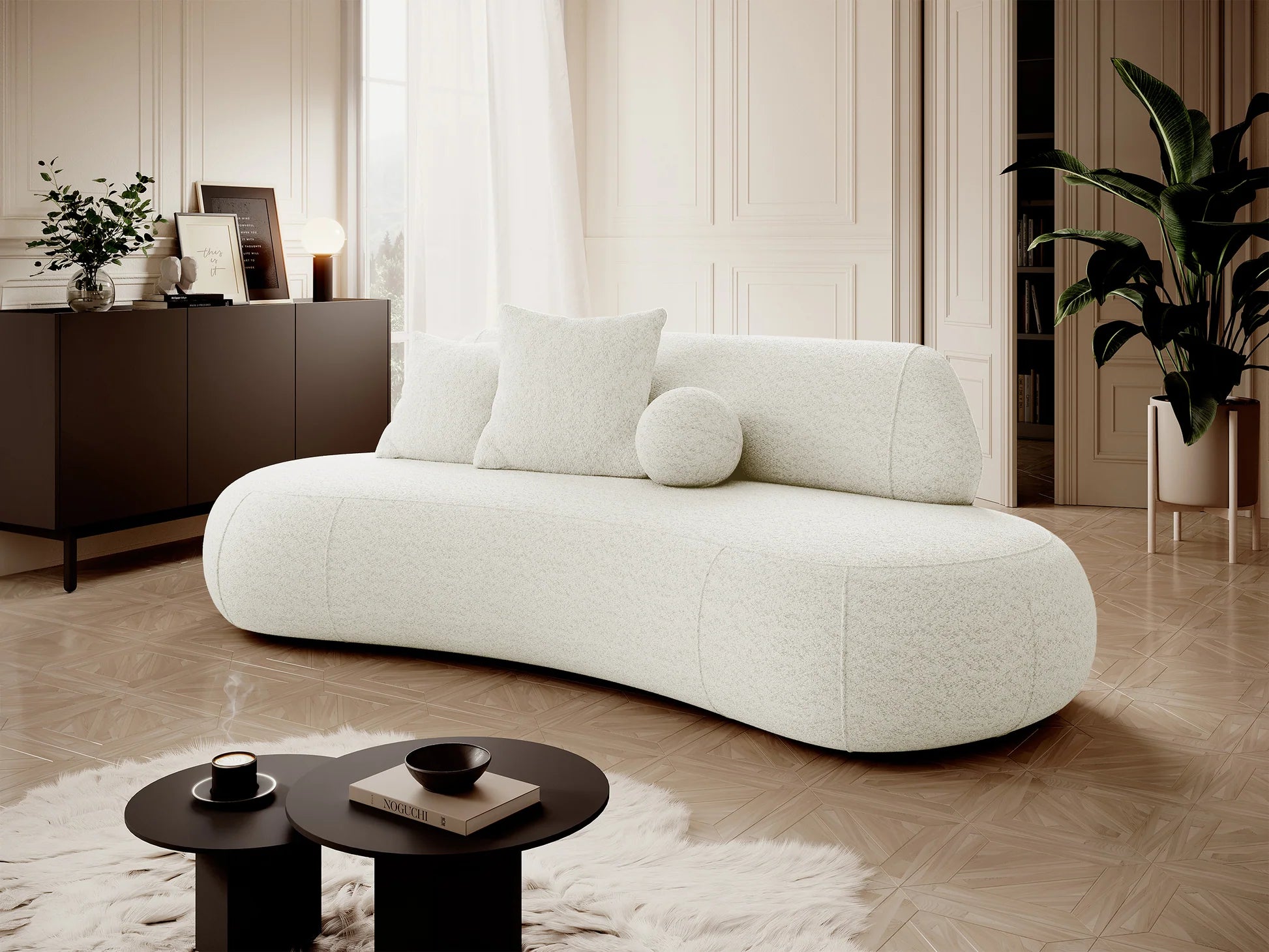 Sofa Balme 253cm, įvairių spalvų 6