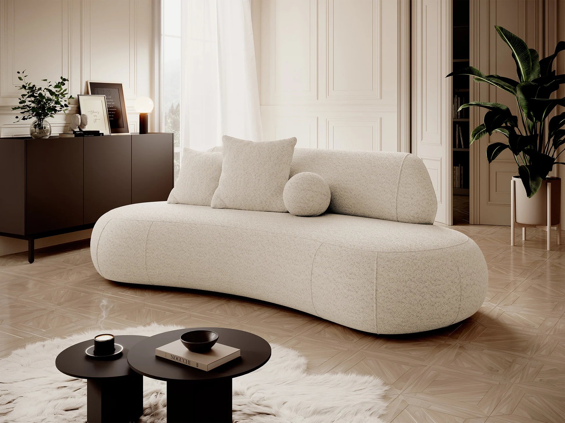 Sofa Balme 253cm, įvairių spalvų 7