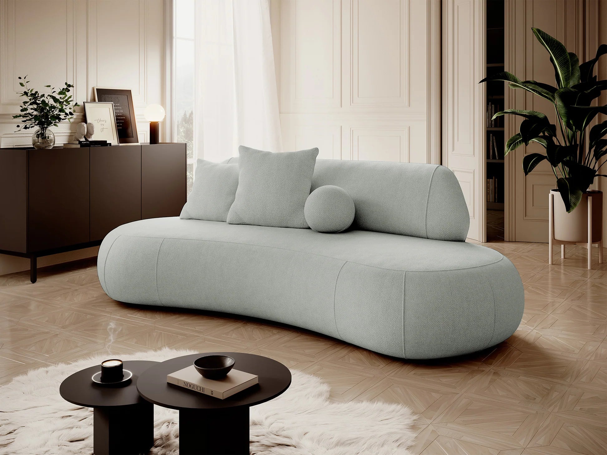 Sofa Balme 253cm, įvairių spalvų 16