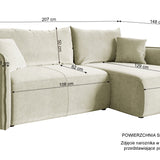 Universali sofa-lova Mamla, kampinė