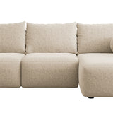 Minkštas kampas su miegojimo funkcija ir daiktadėže Carnos, dešininis