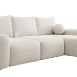 Minkštas kampas su miegojimo funkcija ir daiktadėže Carnos, dešininis