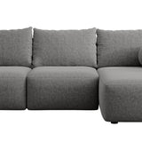 Minkštas kampas su miegojimo funkcija ir daiktadėže Carnos, dešininis