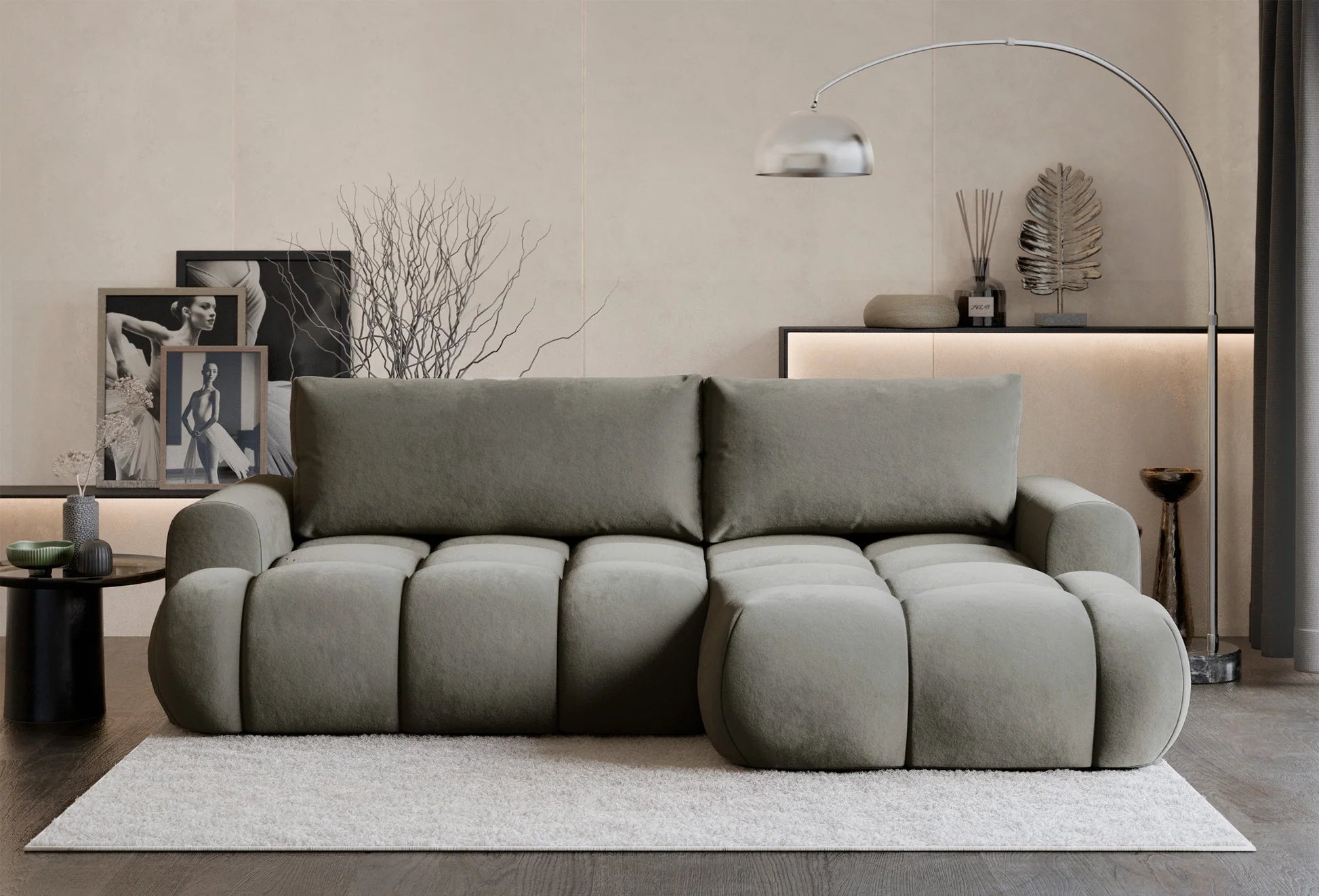 Kampinė sofa-lova Ombo Mini, dešininė 11