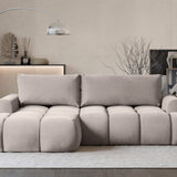 Kampinė sofa-lova Ombo Mini, kairinė