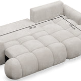 Kampinė sofa-lova Ombo Mini, kairinė