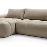 Kampinė sofa-lova Ombo Maxi, kairinė