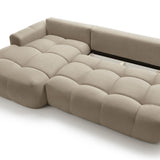 Kampinė sofa-lova Ombo Maxi, kairinė