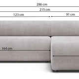 Kampinė sofa Armone, dešininė