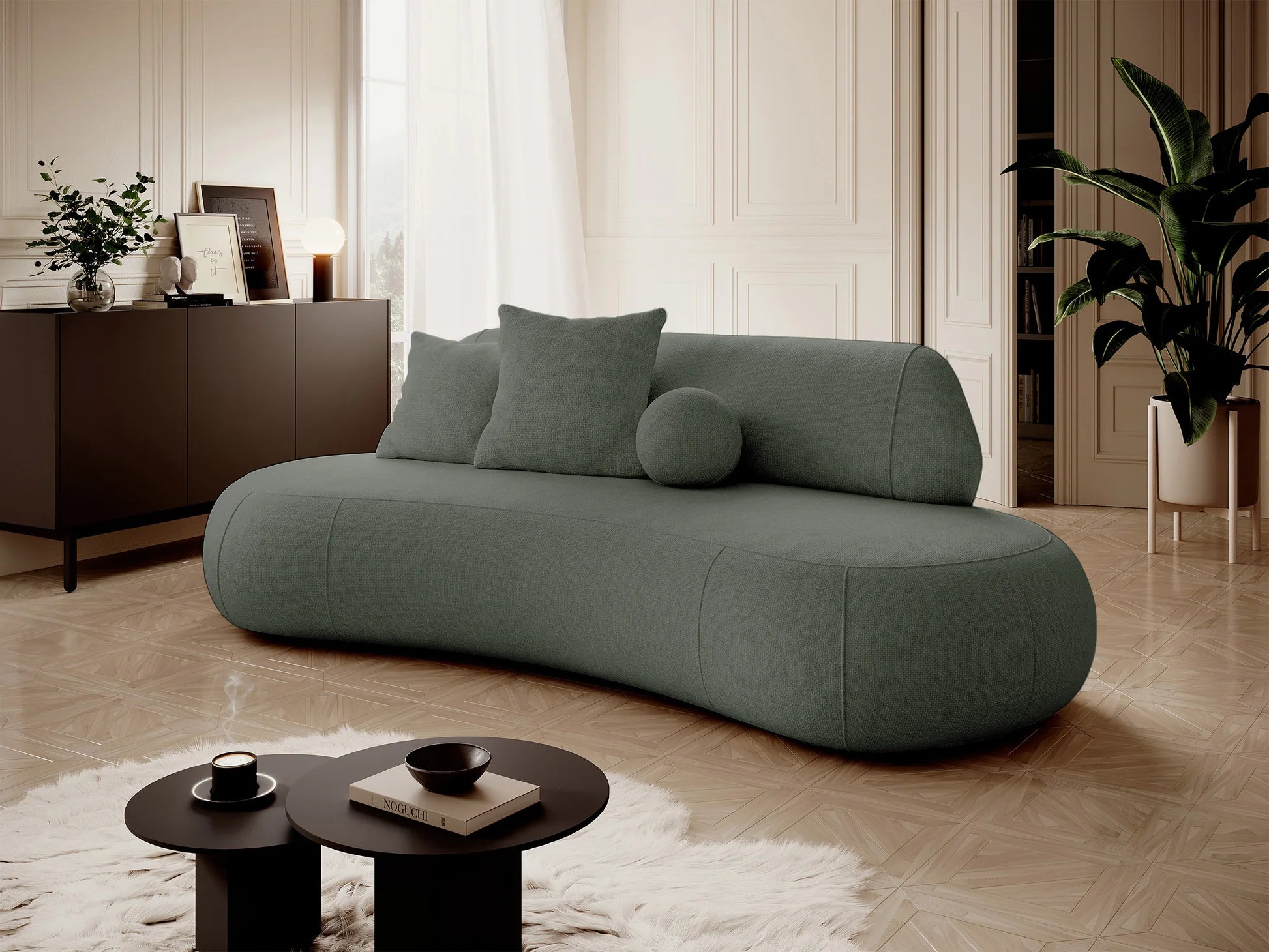 Sofa Balme 253cm, įvairių spalvų 15