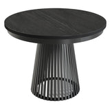 Išskleidžiamas stalas Garda, juodas