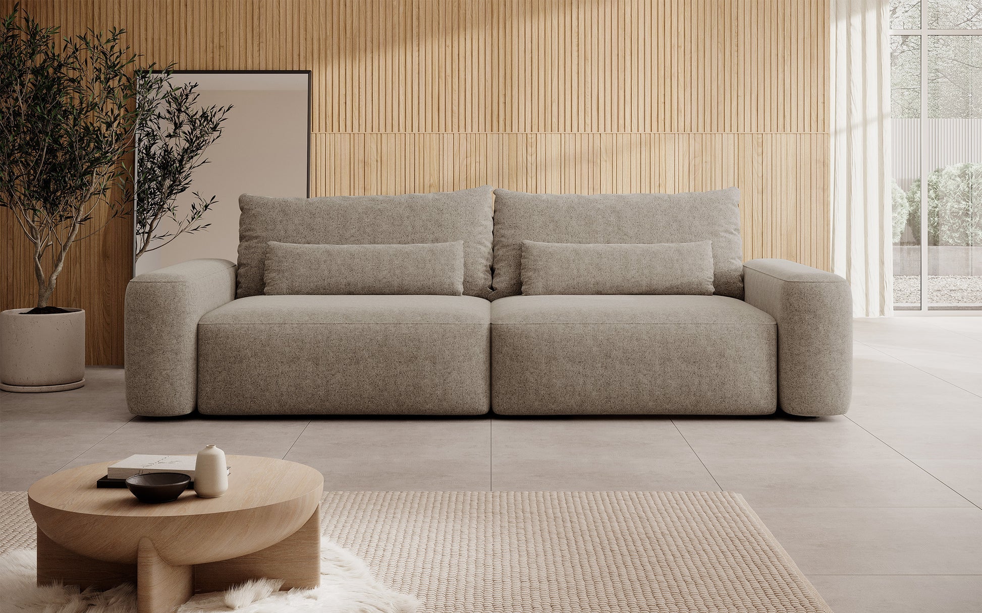 Sofa-lova su daiktadėže Carnos (Trivietė) įvairių spalvų