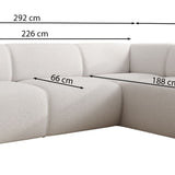 Minkštas kampas Bouvi, dešininis