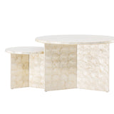 Kavos staliukų komplektas Shell mix