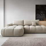 Kampinė sofa-lova Ombo Maxi, kairinė