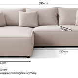 Minkštas kampas Serelto, kairinis