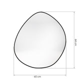 Veidrodis Bon juodas