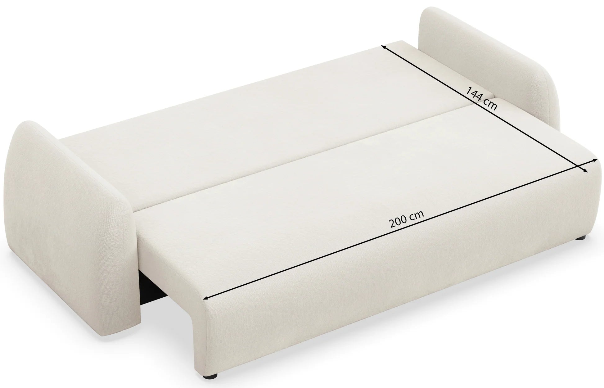 Sofa-lova su daiktadėže Nubelle, įvairių spalvų 4