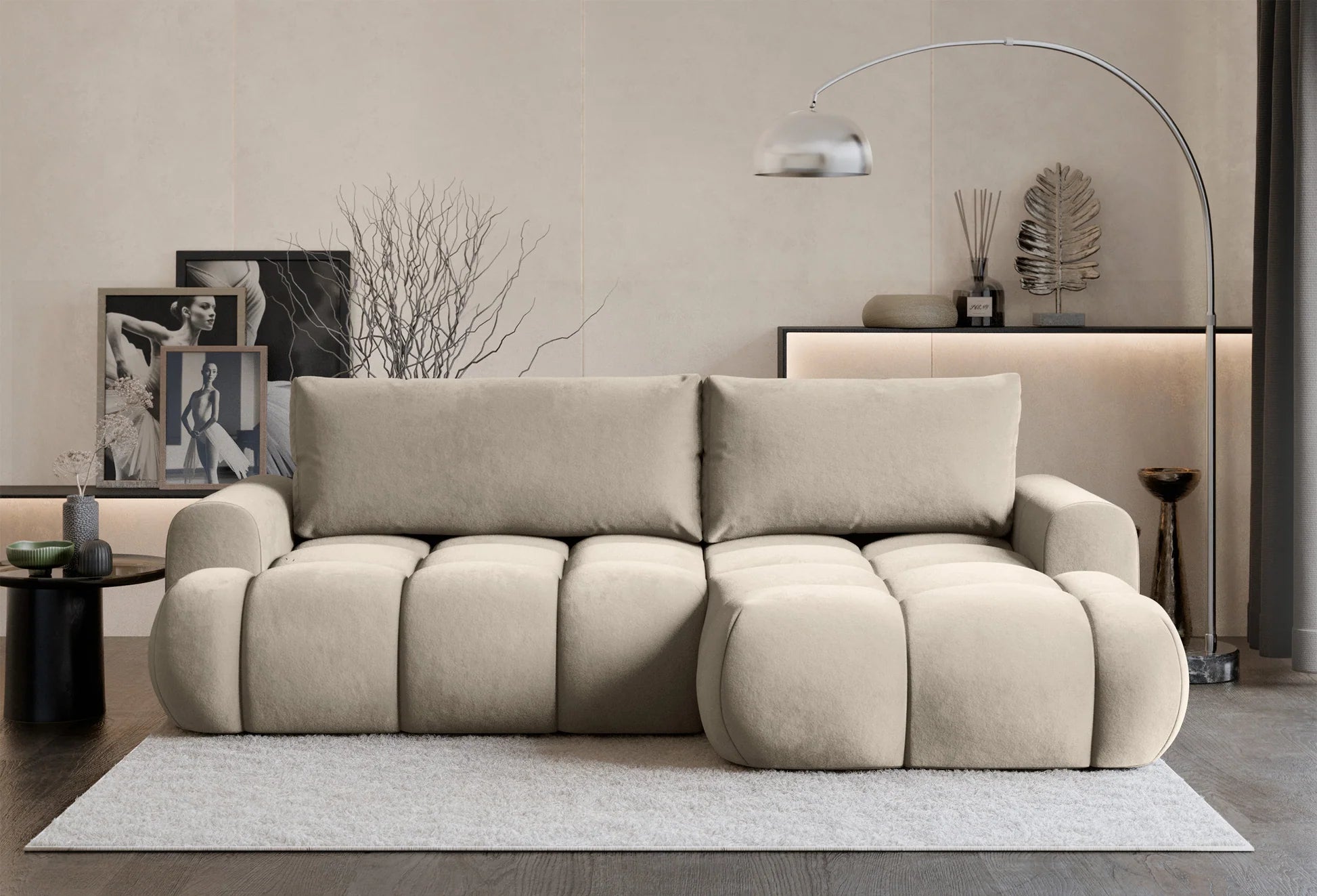 Kampinė sofa-lova Ombo Mini, dešininė 13