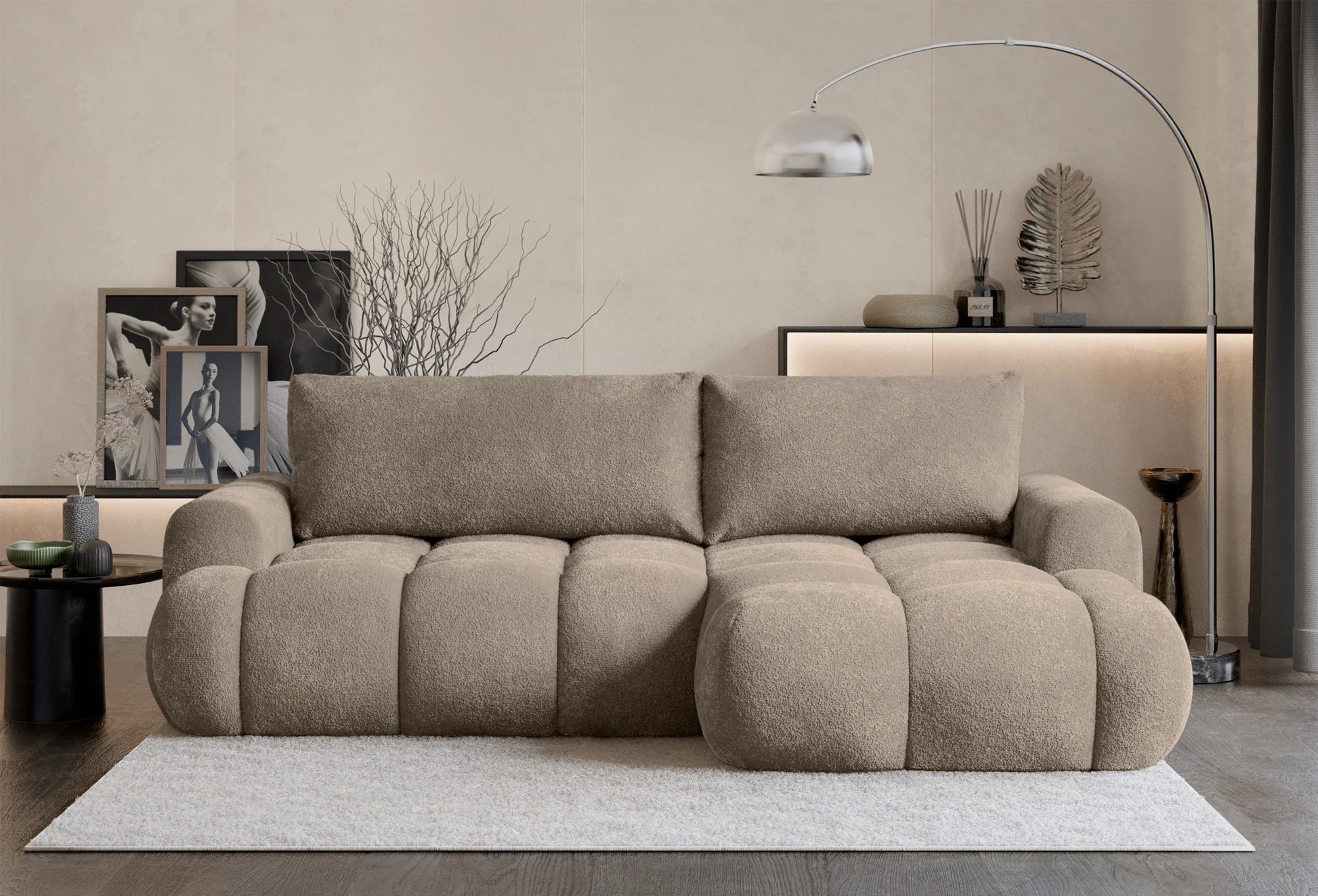 Kampinė sofa-lova Ombo Mini, dešininė 9