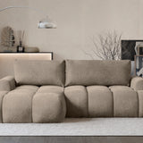 Kampinė sofa-lova Ombo Mini, kairinė