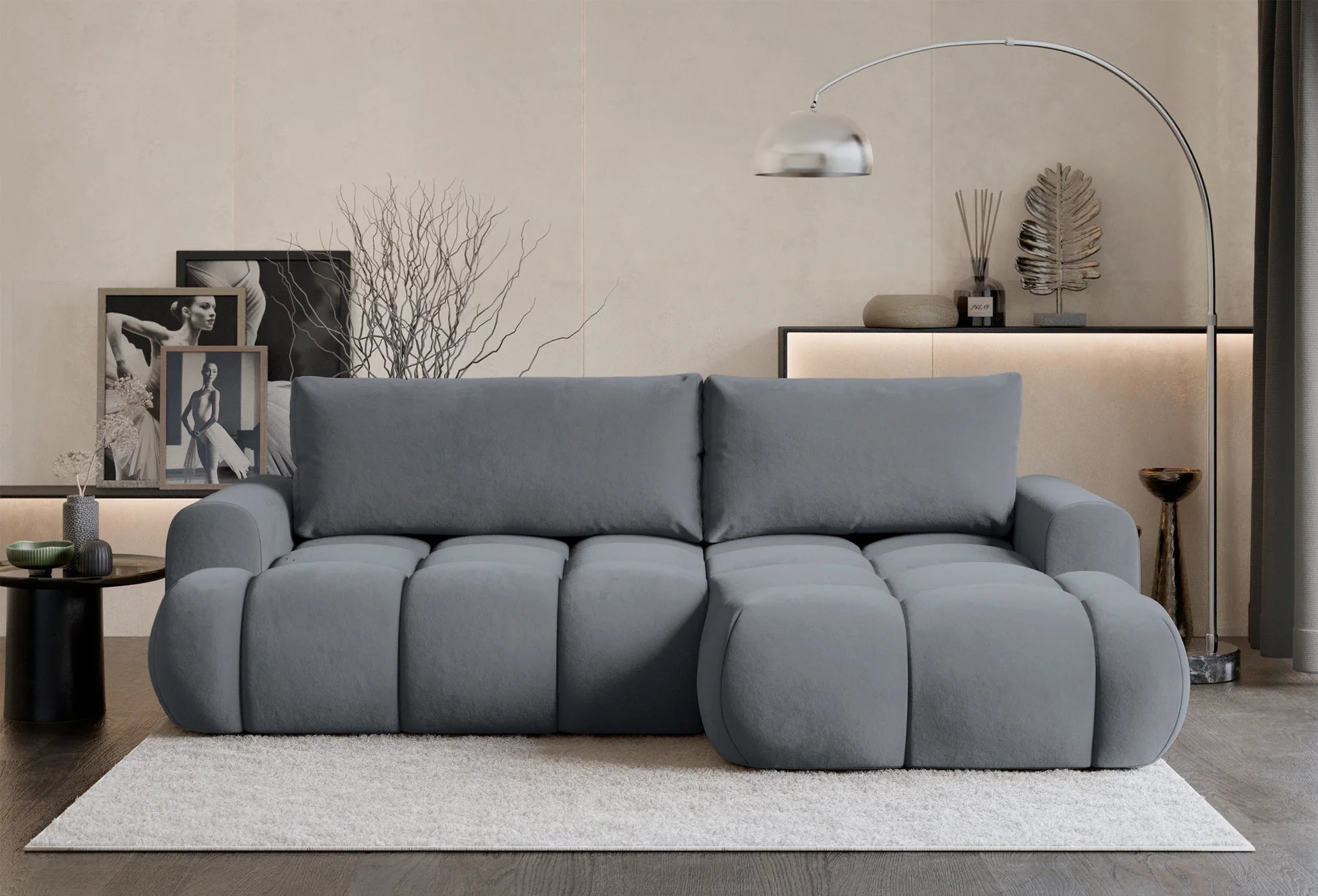 Kampinė sofa-lova Ombo Mini, dešininė 15