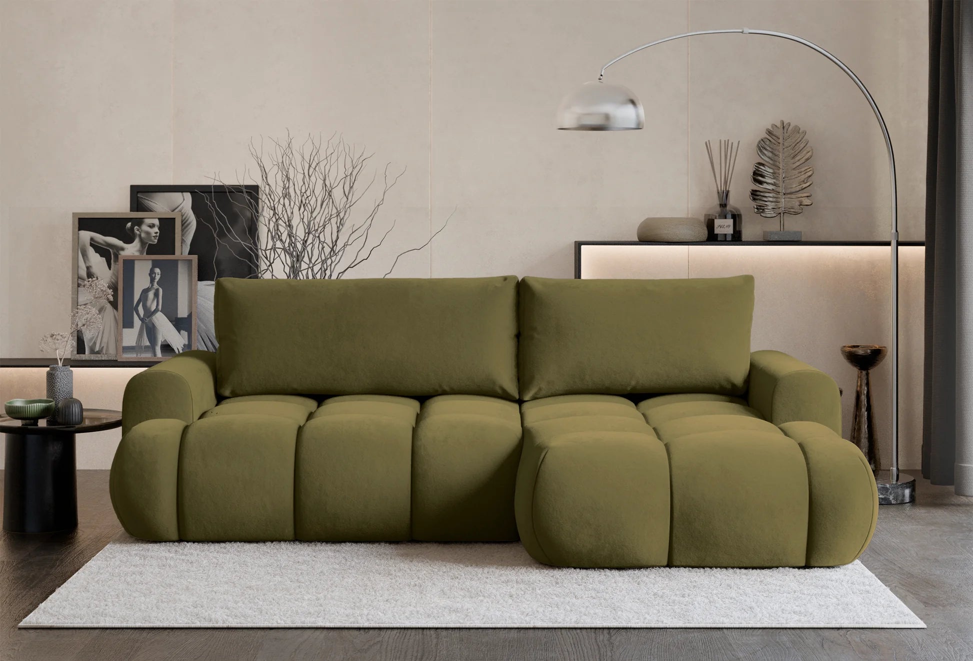Kampinė sofa-lova Ombo Mini, dešininė 16