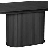 Išskleidžiamas stalas Gativel, juodas