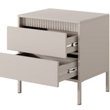 Naktinė spintelė Falsetto, smėlio spalva