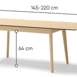 Išskleidžiamas stalas Plot, 145 cm
