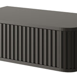 Naktinė spintelė Ovarlo, pakabinama, juoda