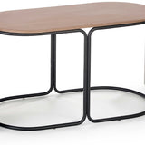 Kavos staliukas su dviem pufais Pampa