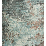 Kilimas Sintra Teal Peach