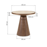 Kavos staliukas Walnut