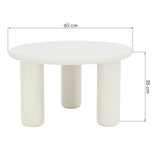 Kavos staliukas BLEIRA kreminis