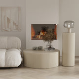 Kavos staliukas Piano solo white