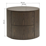 Naktinė spintelė KIVI, riešuto