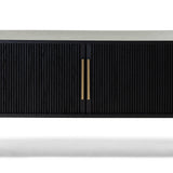 TV spintelė CLEMENTE, juoda