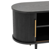 TV spintelė CLEMENTE, juoda