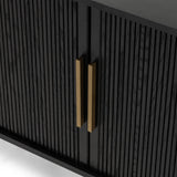 TV spintelė CLEMENTE, juoda