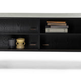 TV spintelė CLEMENTE, juoda