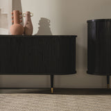 TV spintelė CLEMENTE, juoda