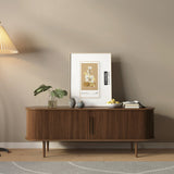 TV spintelė CLEMENTE, riešuto